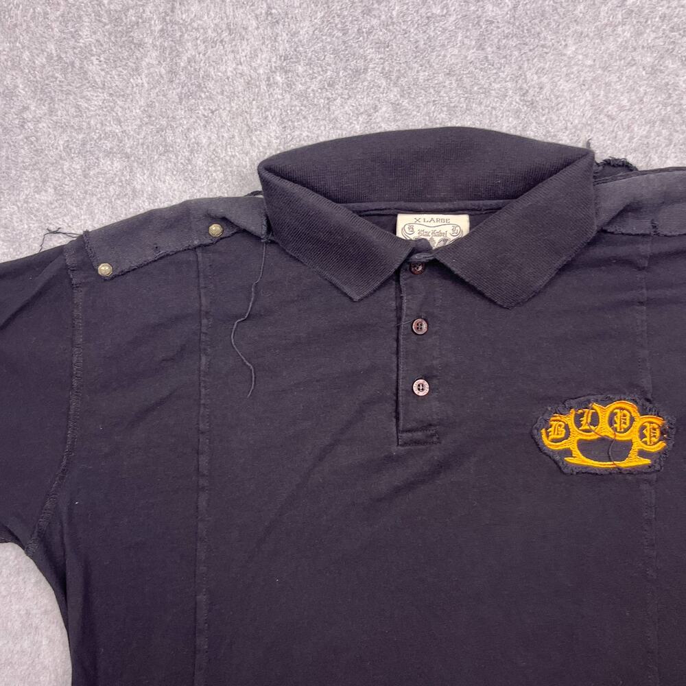 blac label graphic polo shirt black cotton xl - Picture 3 of 15